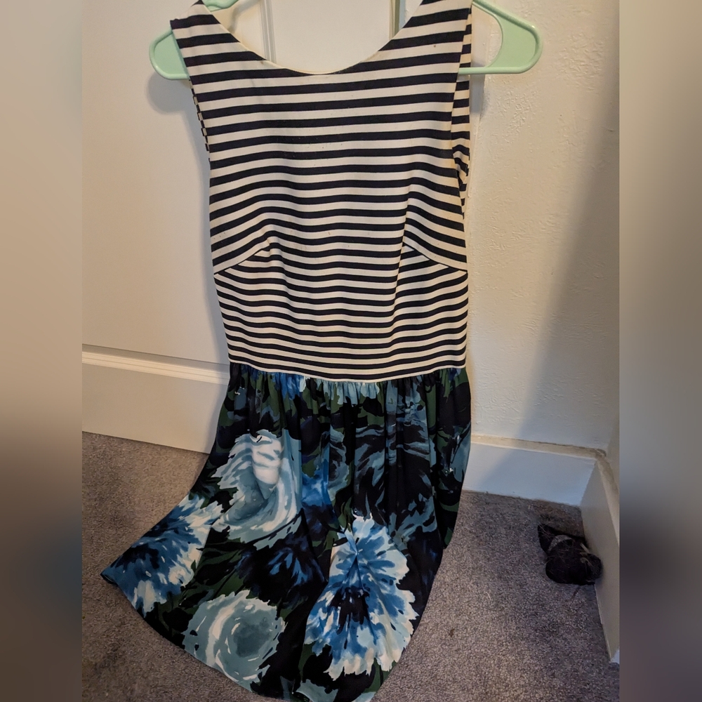DB Established 1952 floral/striped dress